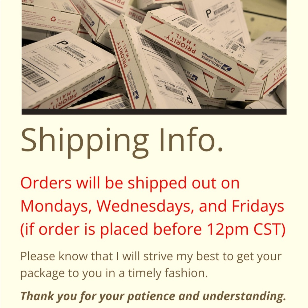 Shipping sign